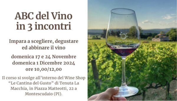 Corso di avvicinamento al Vino